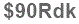 The text to enter in the texbox below is: $90Rdk