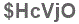 The text to enter in the texbox below is: $HcVjO