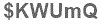 The text to enter in the texbox below is: $KWUmQ