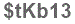 The text to enter in the texbox below is: $tKb13