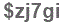 The text to enter in the texbox below is: $zj7gi