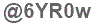 The text to enter in the texbox below is: @6YR0w