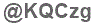 The text to enter in the texbox below is: @KQCzg