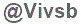 The text to enter in the texbox below is: @Vivsb