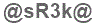 The text to enter in the texbox below is: @sR3k@