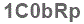 The text to enter in the texbox below is: 1C0bRp