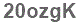 The text to enter in the texbox below is: 20ozgK