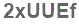 The text to enter in the texbox below is: 2xUUEf
