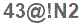 The text to enter in the texbox below is: 43@!N2