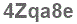 The text to enter in the texbox below is: 4Zqa8e
