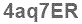 The text to enter in the texbox below is: 4aq7ER