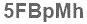 The text to enter in the texbox below is: 5FBpMh