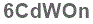 The text to enter in the texbox below is: 6CdWOn