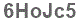 The text to enter in the texbox below is: 6HoJc5