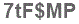 The text to enter in the texbox below is: 7tF$MP