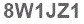 The text to enter in the texbox below is: 8W1JZ1