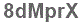 The text to enter in the texbox below is: 8dMprX