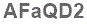 The text to enter in the texbox below is: AFaQD2