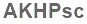 The text to enter in the texbox below is: AKHPsc