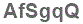 The text to enter in the texbox below is: AfSgqQ