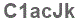 The text to enter in the texbox below is: C1acJk