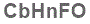 The text to enter in the texbox below is: CbHnFO