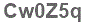 The text to enter in the texbox below is: Cw0Z5q