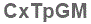 The text to enter in the texbox below is: CxTpGM