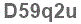 The text to enter in the texbox below is: D59q2u