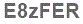 The text to enter in the texbox below is: E8zFER