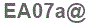 The text to enter in the texbox below is: EA07a@