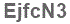 The text to enter in the texbox below is: EjfcN3