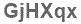 The text to enter in the texbox below is: GjHXqx