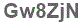 The text to enter in the texbox below is: Gw8ZjN
