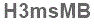 The text to enter in the texbox below is: H3msMB