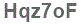 The text to enter in the texbox below is: Hqz7oF