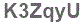 The text to enter in the texbox below is: K3ZqyU