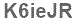 The text to enter in the texbox below is: K6ieJR