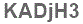 The text to enter in the texbox below is: KADjH3