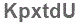 The text to enter in the texbox below is: KpxtdU