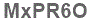 The text to enter in the texbox below is: MxPR6O