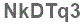 The text to enter in the texbox below is: NkDTq3