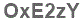 The text to enter in the texbox below is: OxE2zY
