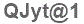 The text to enter in the texbox below is: QJyt@1