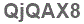 The text to enter in the texbox below is: QjQAX8