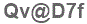 The text to enter in the texbox below is: Qv@D7f