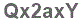 The text to enter in the texbox below is: Qx2axY