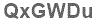 The text to enter in the texbox below is: QxGWDu