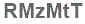 The text to enter in the texbox below is: RMzMtT