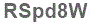 The text to enter in the texbox below is: RSpd8W